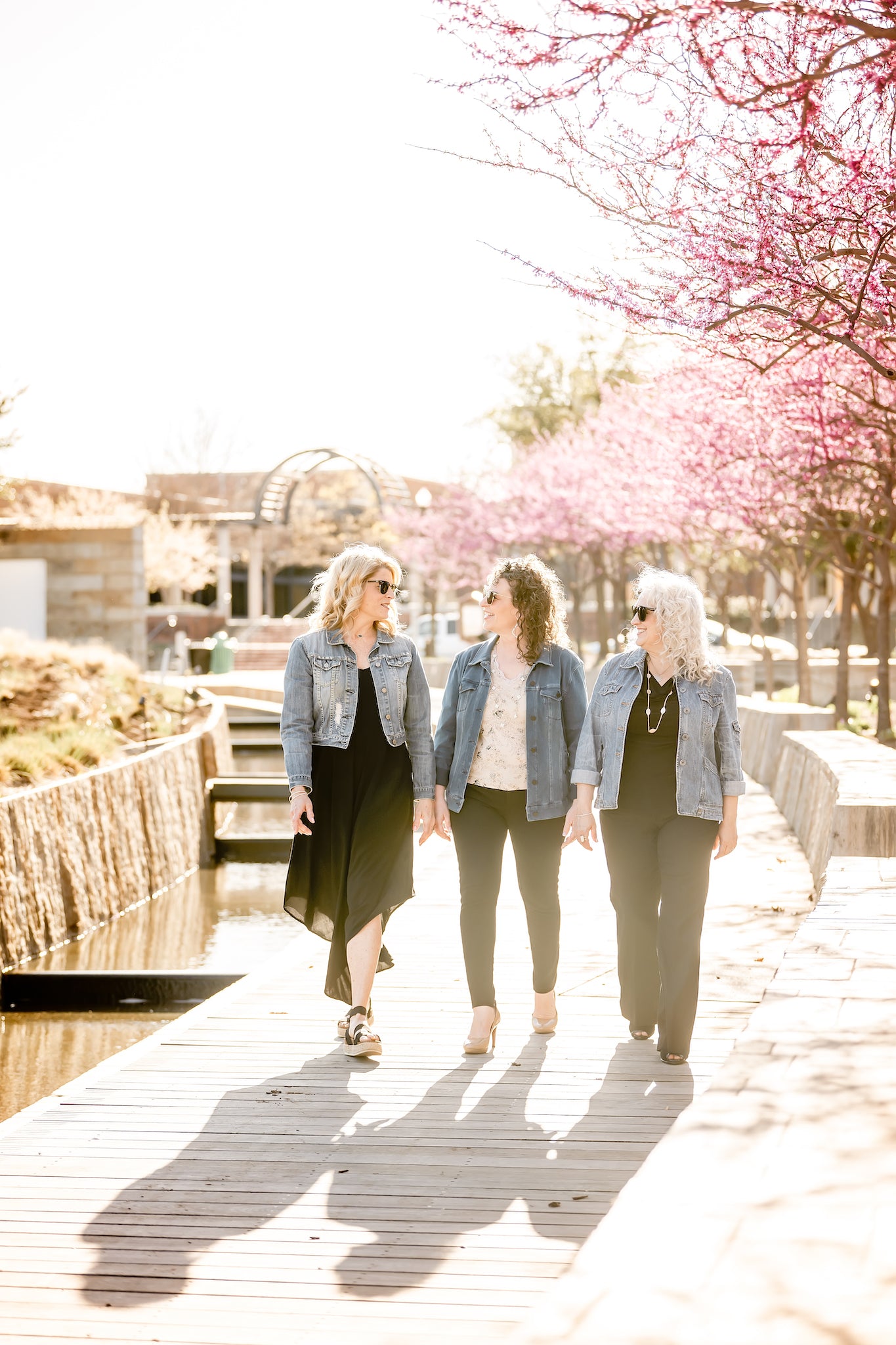 NetProfit Adviser team walking on bridge